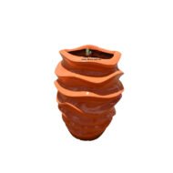 Wave Shaped Fiberglass Plant Pot - Image 4