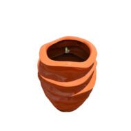 Wave Shaped Fiberglass Plant Pot - Image 3