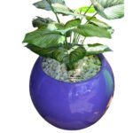 Fiber Glass Flower Pot-ball shapped