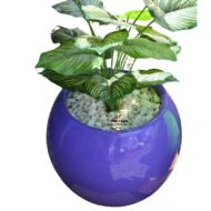 Fiber Glass Flower Pot-ball shapped