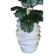 Wave Shaped Fiberglass Plant Pot - Image 2
