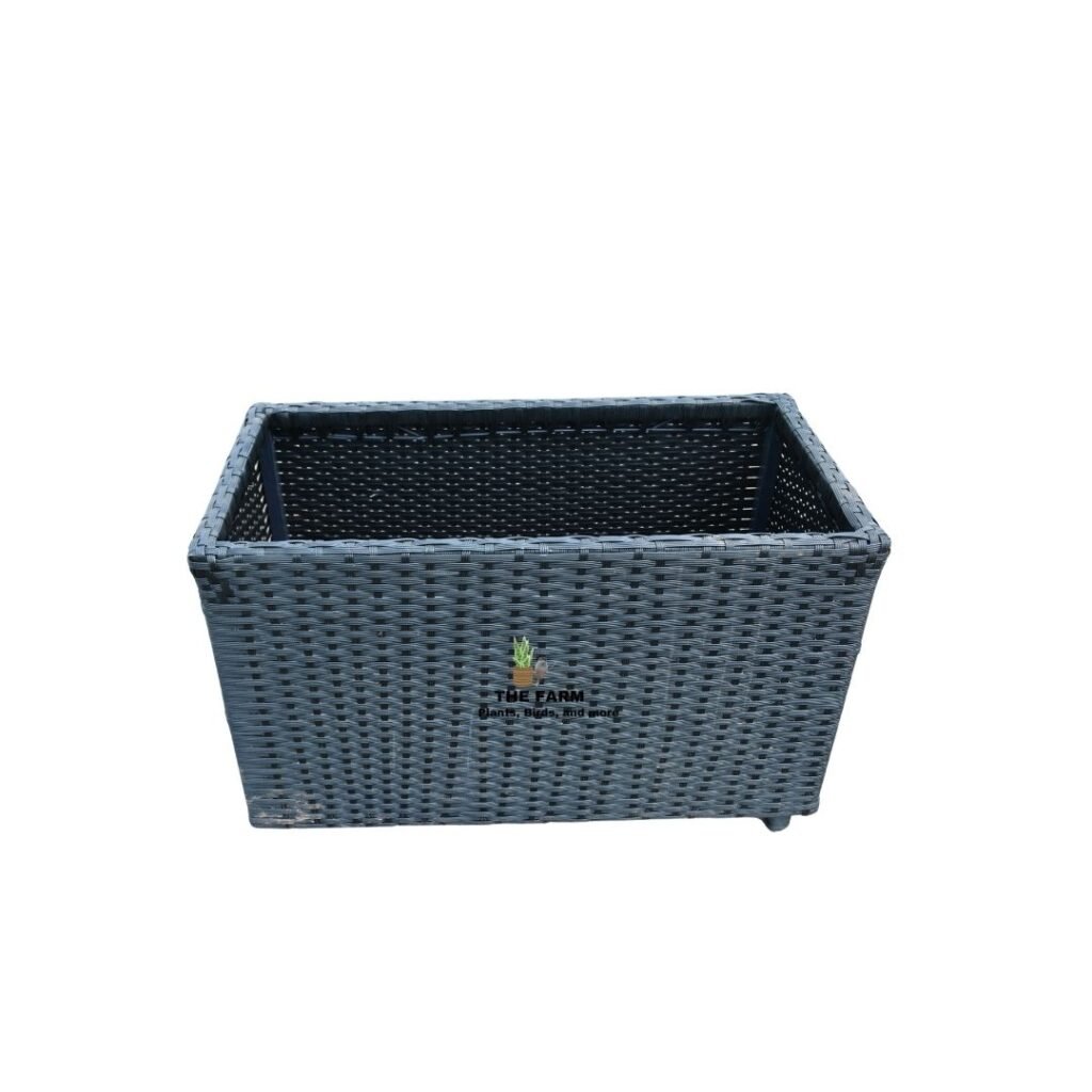 Rectangle rattan planters