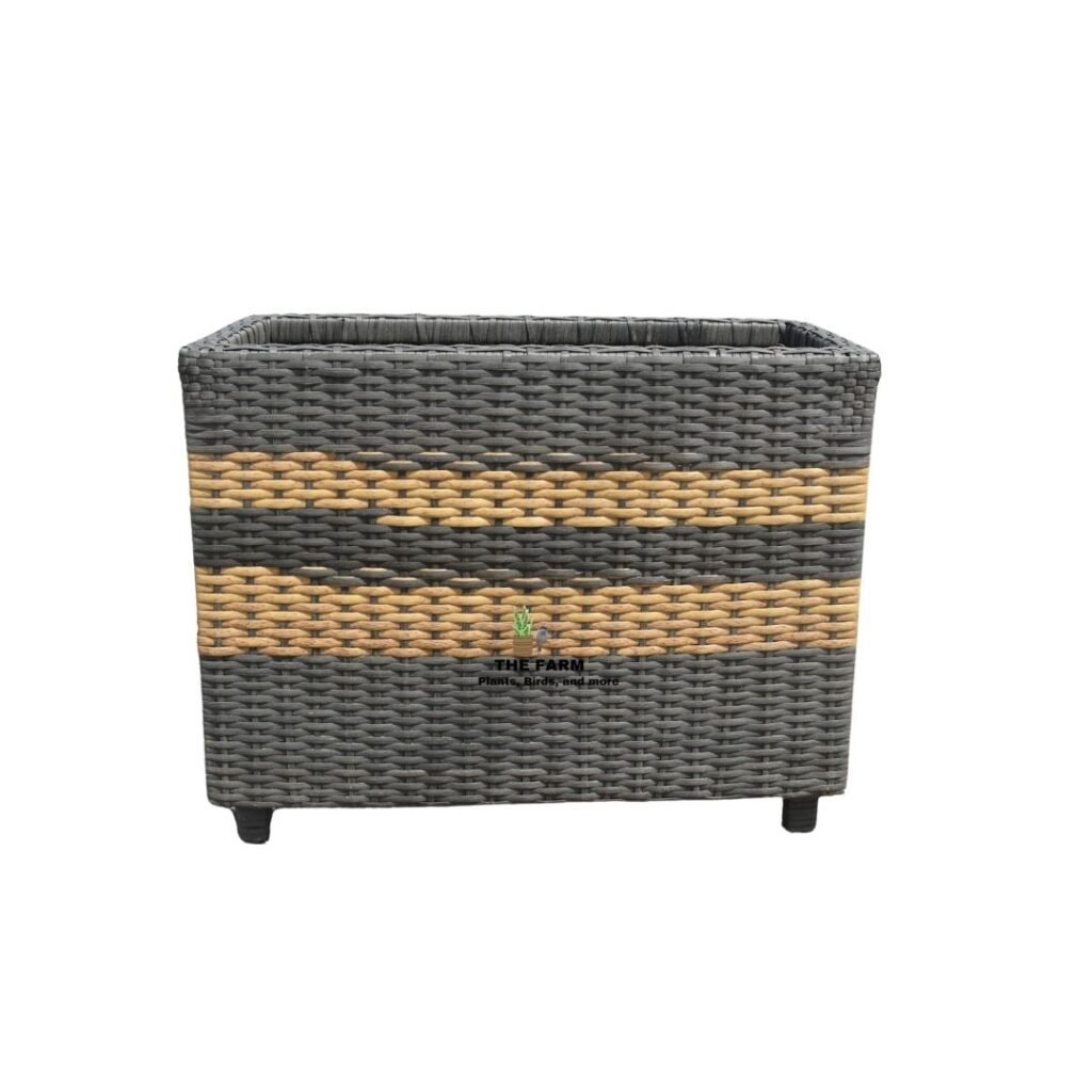 Rectangle Rattan Planters 74x31cm