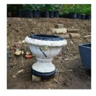 Concrete Urn  Garden Vase - Image 2