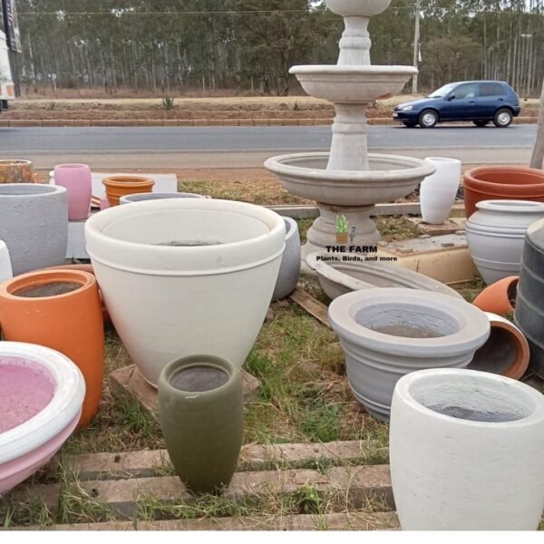 Three-Tier Concrete Water Fountain