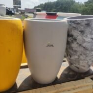 Oval Concrete Flower Pot - Image 29