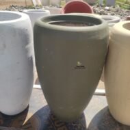 Oval Concrete Flower Pot - Image 14