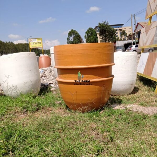 Round Concrete Planter Pots