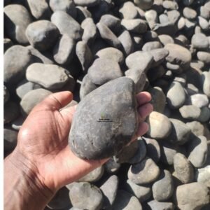 Natural Black River Pebbles