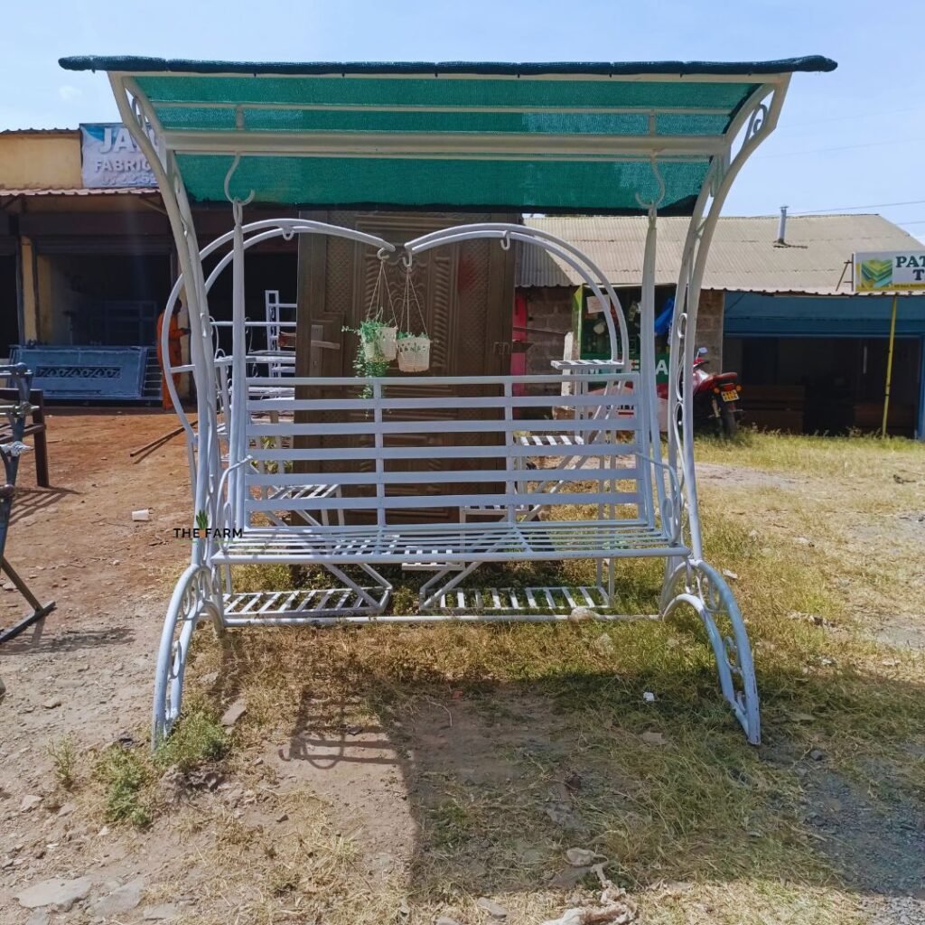 Outdoor Metallic Swing Chair