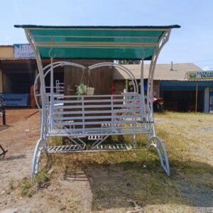 Outdoor Metallic Swing Chair