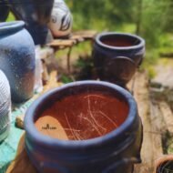 Elegant Handcrafted Clay Pot