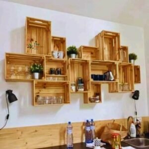 wooden wall shelves