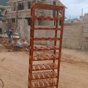 4-Tier Wooden Flowerpot Stand