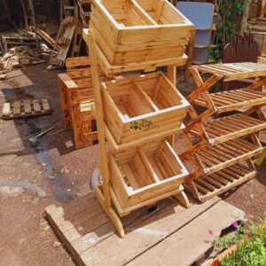 Wooden Planter Stand