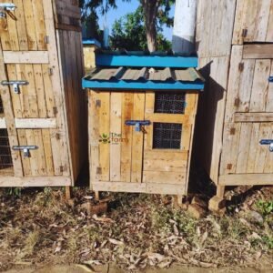 Compact Wooden Dog Kennel