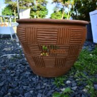 Woven Clay Pot