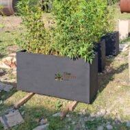 1.2 Meter Smooth-Finish Concrete Planter – Custom Paint | Floating Hidden-Foot Design