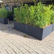 1.2 Meter Smooth-Finish Concrete Planter – Custom Paint | Floating Hidden-Foot Design - Image 3