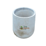 Egg grape concrete flower pot medium size.