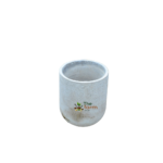 Egg grape concrete flower pot small size.