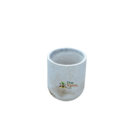 Egg grape concrete flower pot small size.