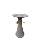 Concrete bird bath small size.