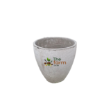 Amphora small concrete flower pot.