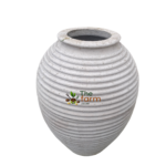 Large Ribbed Amphora planter.