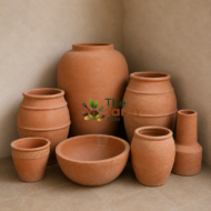 Kobe big terracoat clay flower pot. - Image 2
